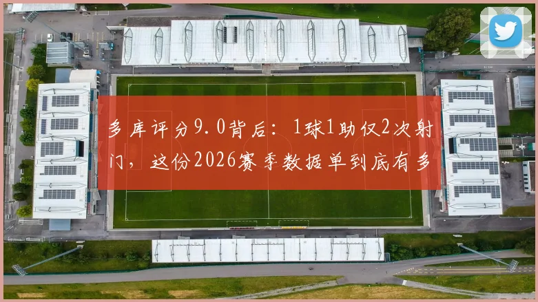 多库评分9.0背后：1球1助仅2次射门，这份2026赛季数据单到底有多高效？